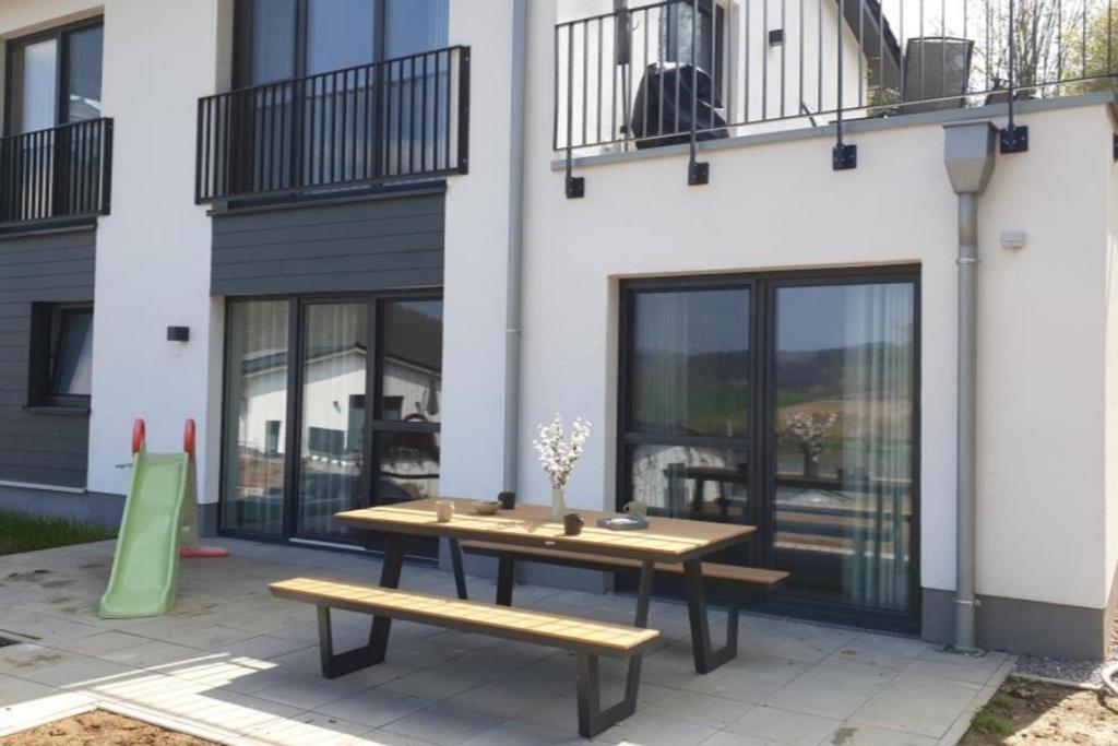 Diemelblick Acht - Ferienhaus Fuer 6 Personen Mit Sauna, Garten Und Dachterrasse Mit Panoramablick Heringhausen Bagian luar foto